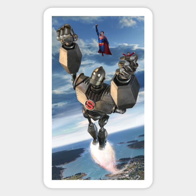 Iron Giant Sticker by uncannyknack